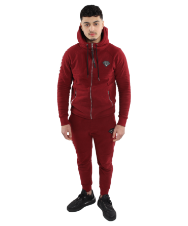 men tracksuite red