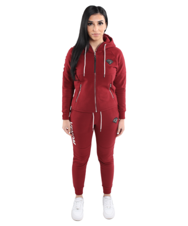 women tracksuite red